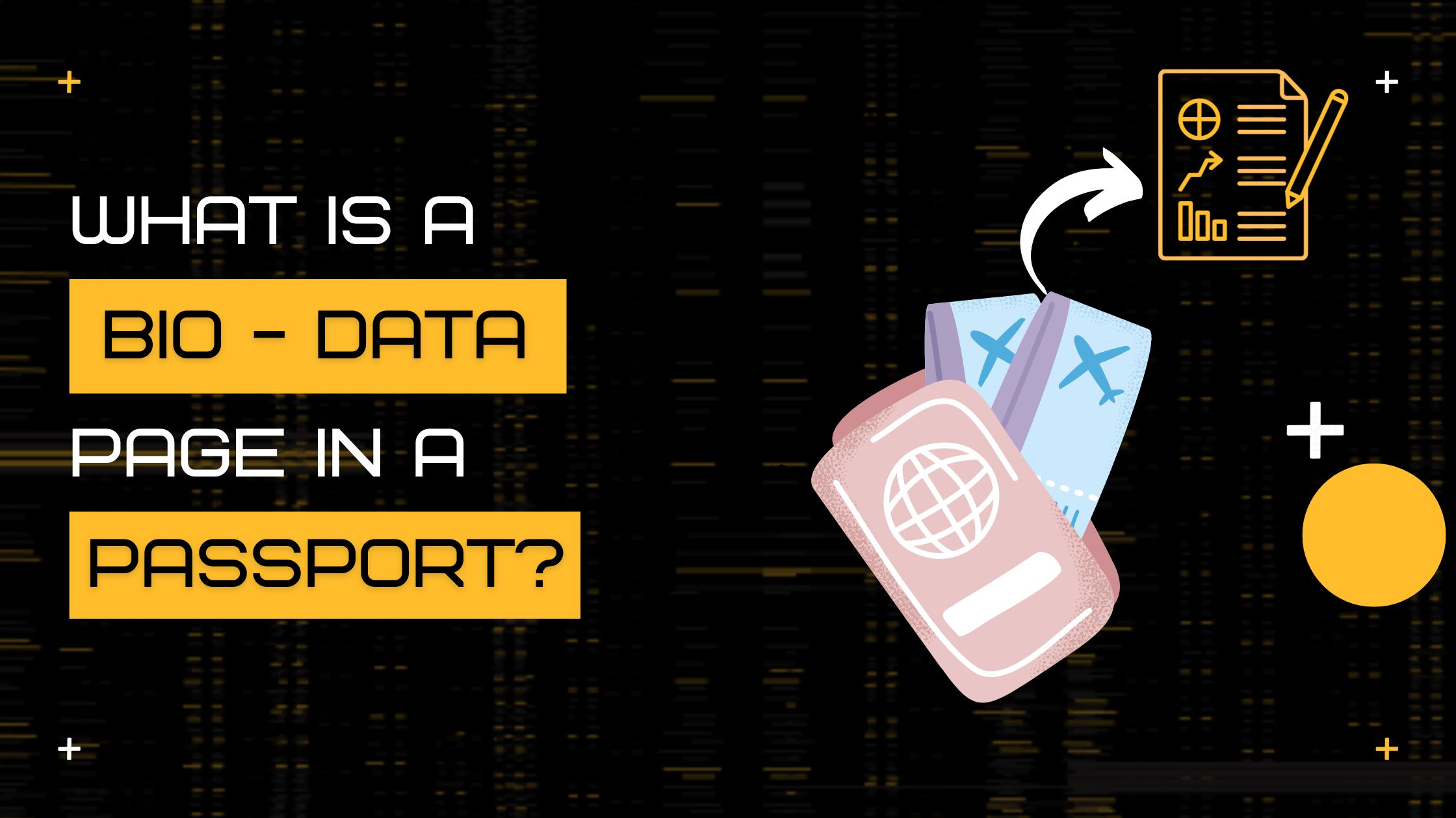 What Is A Bio-Data Page In A Passport
