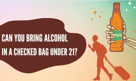Can You Bring Alcohol In A Checked Bag Under 21?